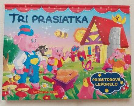 Leporelo tri prasiatka,