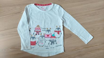 Vianočné tricko tučniaky, f&f,92