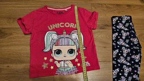 Tričko l.o.l. a capri nohavice 122, c&a,122