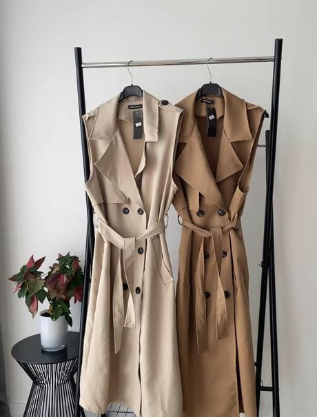 Dámska dlhá vesta,