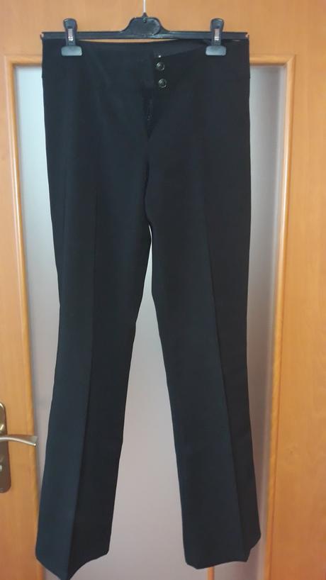 Elegantné nohavice s pukmi, chantall,m