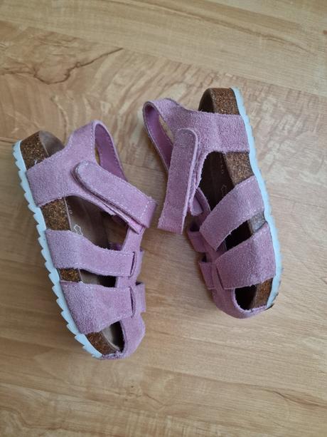Reserved kožené sandále, lila, veľ. 26,, reserved,26