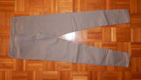 Hnedé úzke nohavice, h&m,xs