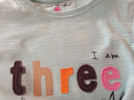 Tričko " i m three", 2-3r., next,98