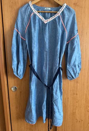 Replay denimové šaty s opaskom, replay,xs