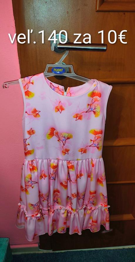 Nové spoločenské šaty veľ.140, disney,140