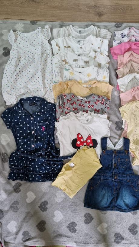 Balík oblečenia 74 pre dievčatko, 68–80