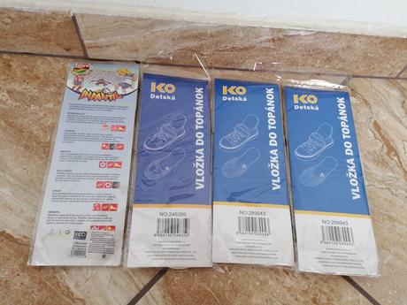 Vložky do detských topanok, 