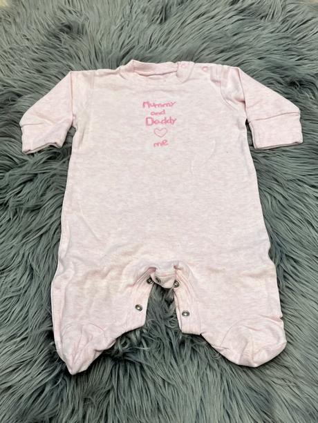 Dievčenský overal s nápisom, next,68