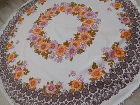 Obrus bavlnený okrúhly 150 cm priemer, 