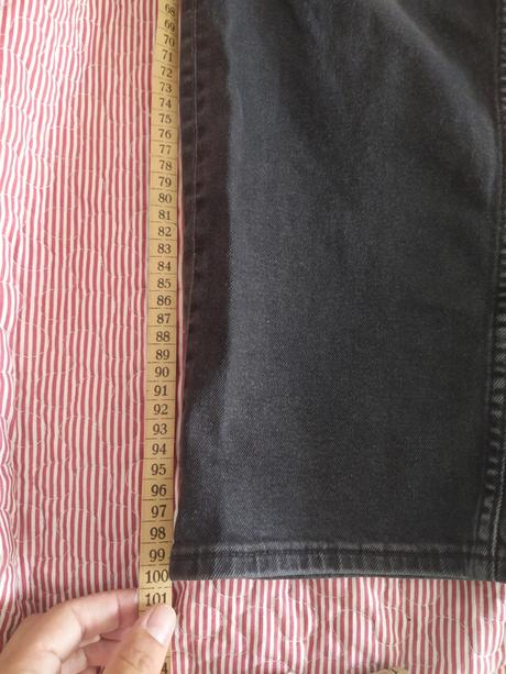 Čierne tehotenské rifle xl, h&m,xl