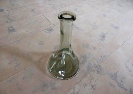 Váza/karafa z hrubého skla, 