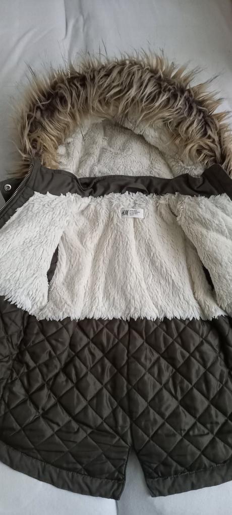 Zimná bunda parka, h&m,98