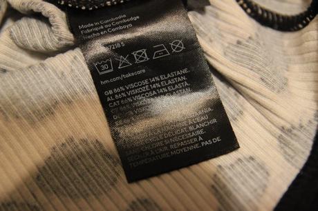 Leo viskózový body top, h&m, h&m,m