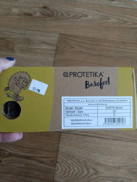 Detské barefoot zimné topánky protetika,veľkosť 25, protetika,25