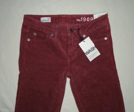 Dámske menčestrové nohavice, gap,s / xs