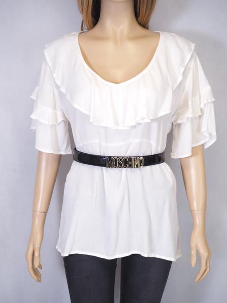 Biela blúzka/top i say, 44