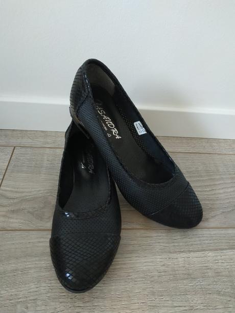 Cierne vzdusne kozene balerínky, vel. 38, 38