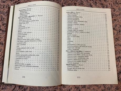 Krásna stará retro kniha péče o dítě švejcar josef, 