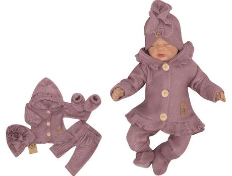 4-dielna pletená súpravička,veľkosť 56, 56