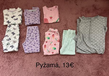 Balík pyžám, 122–134