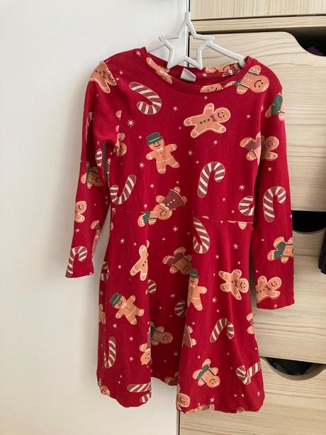 Vianočné saty/tunika lindex, lindex,116