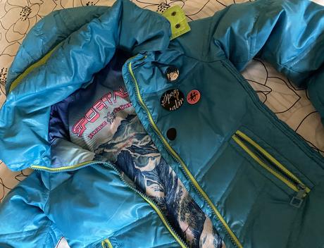 Páperová bunda s kapuckou sportalm v. s/m, s