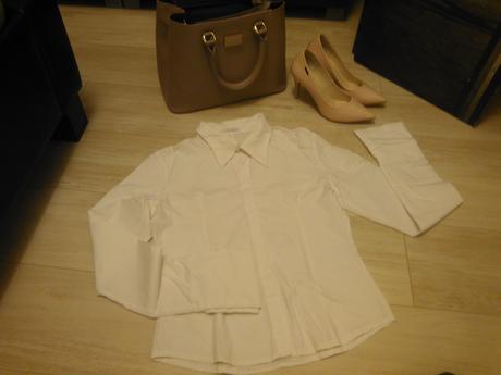 Biela biznis košela, s