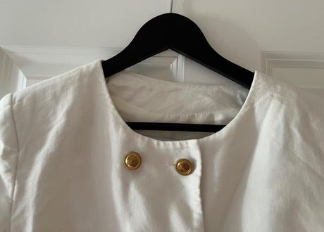 Biele ľanové elegantné sako, reserved, xs/34, reserved,xs
