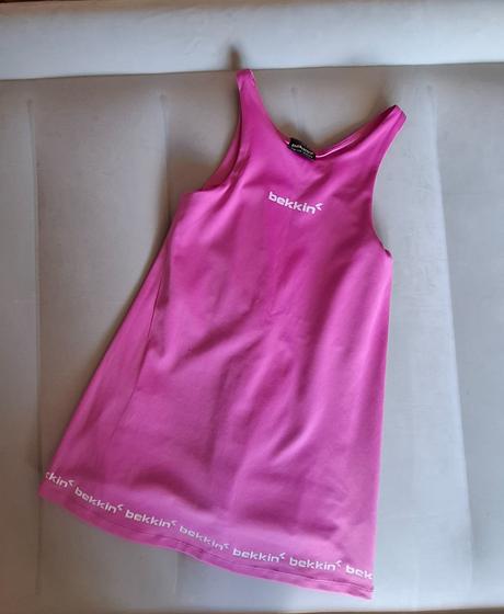 Šaty so všitými kraťaskami, 128