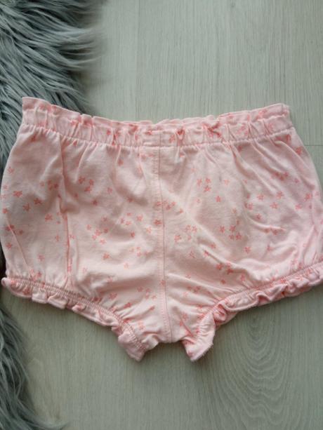 Dievčenské bavlnené šortky s volánikmi f&f, f&f,80