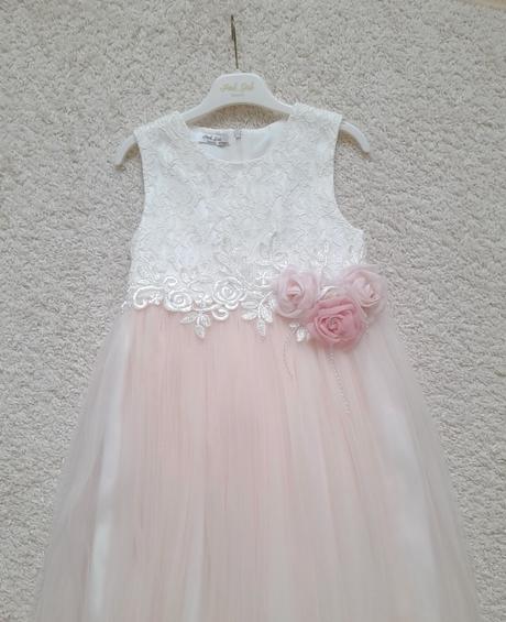 Tylové šaty pink girls s bolerkom 146/152, 146