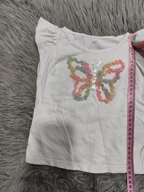 Tričko s motýlikom veľ. 92, h&m,92