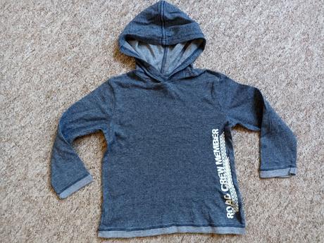 Tričko s dlhým rukávom a kapucňou, topolino,116