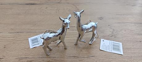 Dekoračný sob - starostriebro- 90x55 mm, 