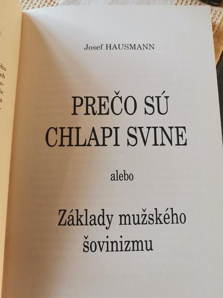 Zaklady mužského šovinizmu, 