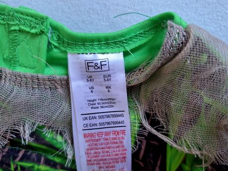 Jurský park/dinosaurus karnevalový kostým veľ. 116,