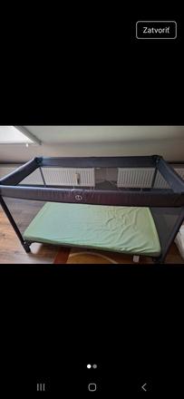 Prenosna detska postielka, šírka (cm): 65,dĺžka (cm): 120