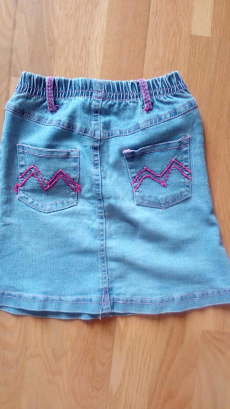 Dievčenská riflova sukňa, 128