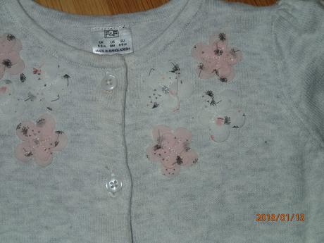 Šedý svetrík ff, f&f,80