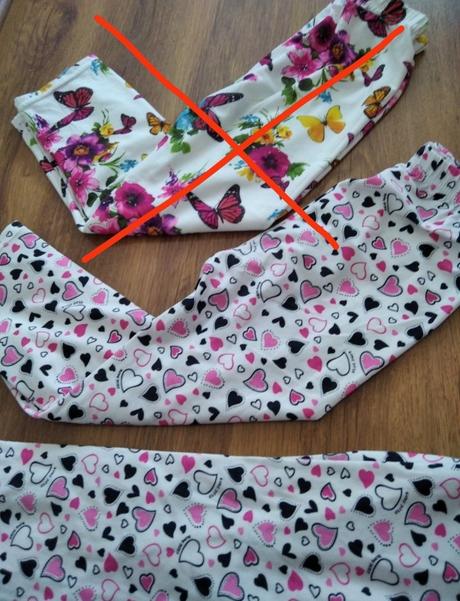 3/4 srdiečkové legíny, 140