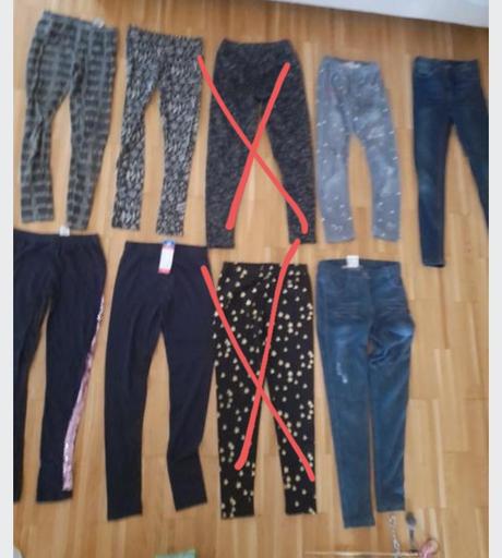 Zanovné legíny v158/164 z rakúska,2e tenke,3.50hru, takko,164