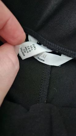 Široké mama nohavice, h&m,l