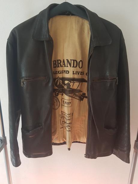 Pánska kožená bunda, xl