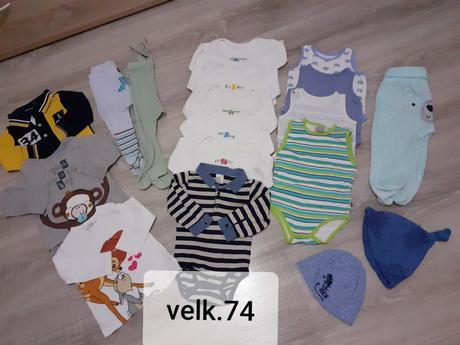 Balík veci chlapec veľkosť 74, 68–80