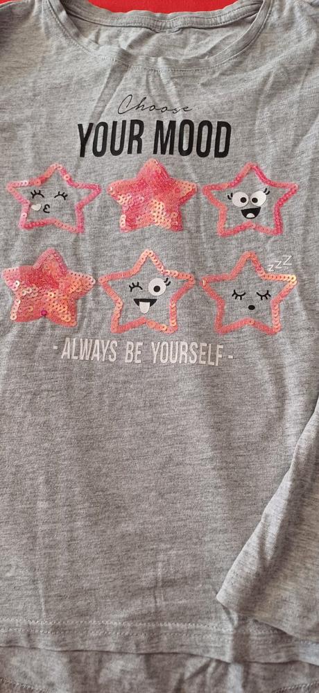 Tricka dlhy rukav 134/140-9kusov, sinsay,134