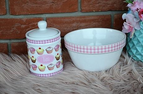 Keramická retro muffin dózička,