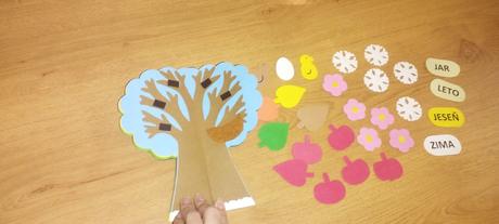 Vrecúšková aktivita - 4 ročné obdobia, 