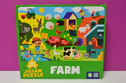 Puzzle farma 3+,