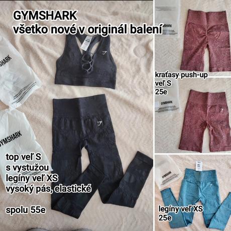 Gymshark oblečenie xs,s nové, s / xs